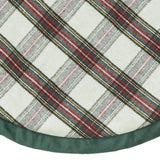 Dyno Plaid Tree Skirt 48 in.