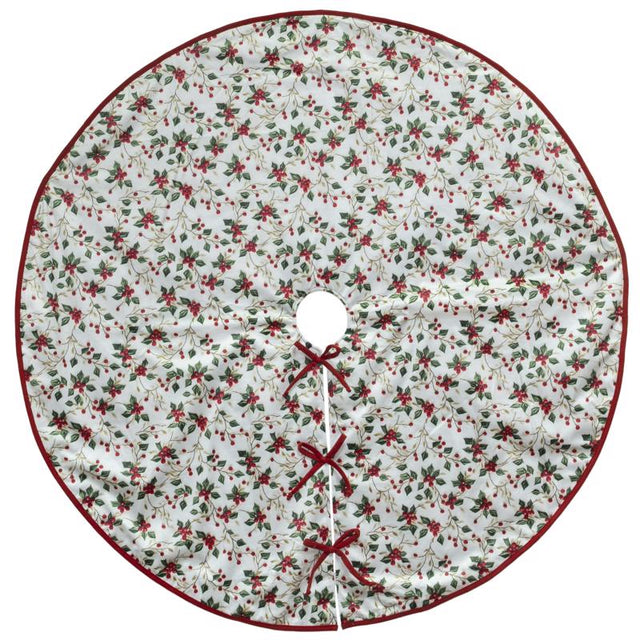 Dyno Holly Berry Tree Skirt 48 in.