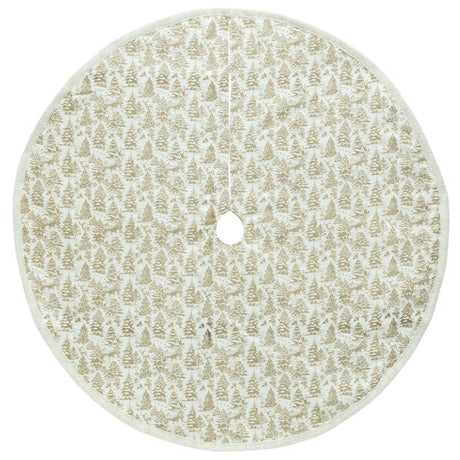 Dyno Faux Sueded Woodland Tree Skirt 48 in.