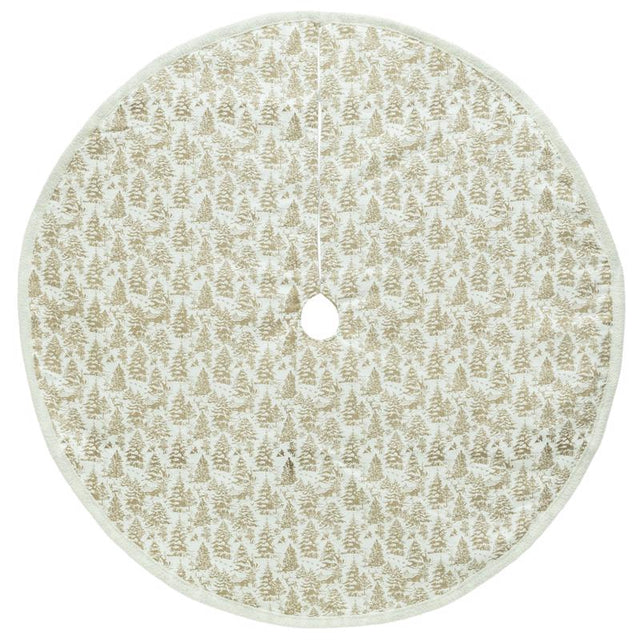 Dyno Faux Sueded Woodland Tree Skirt 48 in.