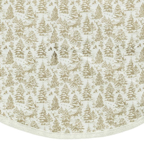 Dyno Faux Sueded Woodland Tree Skirt 48 in.