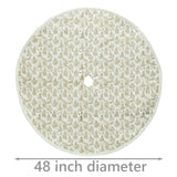 Dyno Faux Sueded Woodland Tree Skirt 48 in.
