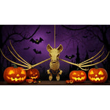Decra Lite Skeleton Bat Halloween Decor