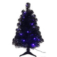 Giftwares Purple 20 ct 2 ft. LED Prelit Black Tree