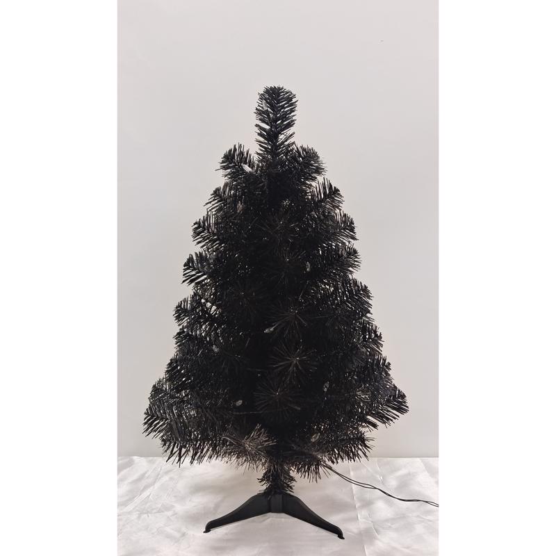 Giftwares Purple 20 ct 2 ft. LED Prelit Black Tree