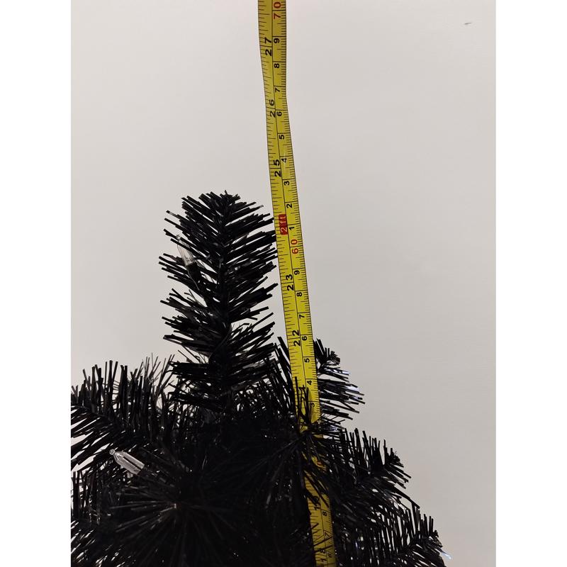 Giftwares Purple 20 ct 2 ft. LED Prelit Black Tree