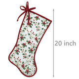 Dyno Holly Berry Christmas Stocking 20 in.
