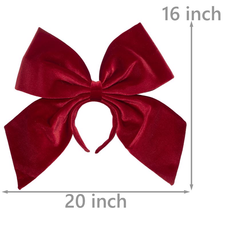 Dyno Oversized Red Bow Headband 1 pk