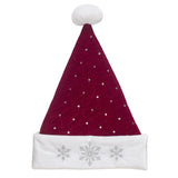 Dyno 17 in. Quilted Velvet Santa Hat 1 pk