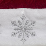 Dyno 17 in. Quilted Velvet Santa Hat 1 pk