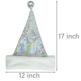Dyno 17 in. Sequin Iridescent Santa Hat 1 pk