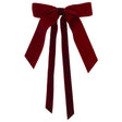Dyno Red S/4 Velvet Double Tail Christmas Bow
