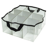 Dyno Red Ornament Storage Bag 12 in. H X 24 in. W X 13 in. D