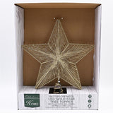 Celebrations LED Warm White Star Tree Topper 14 in.