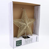 Celebrations LED Warm White Star Tree Topper 14 in.