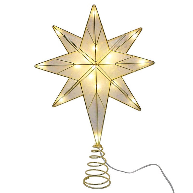 Celebrations LED Warm White Star of Bethlehem Tree Topper 12 in.
