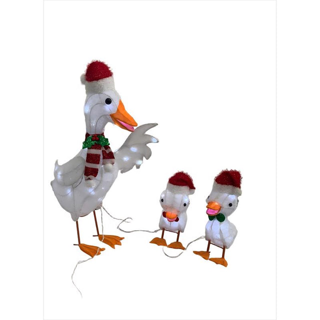 Celebrations Fabric Ducks 30 in. Yard Decor
