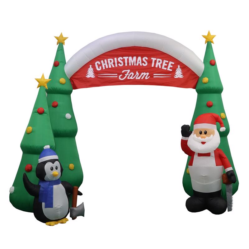 Celebrations Christmas Tree Arch 11 ft. Inflatable