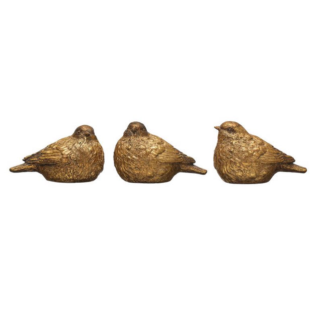 Creative Co-Op Gold Bird Table Decor