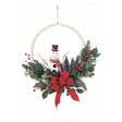 Decra Lite 20 in. D Snowman Wreath