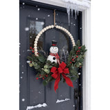 Decra Lite 20 in. D Snowman Wreath