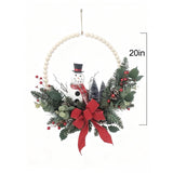 Decra Lite 20 in. D Snowman Wreath