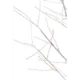 Celebrations LED Warm White Micro Seed Birch Tree 4 ft. Yard Decor