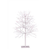 Celebrations LED Red/White Twinkle Gumdrop Tree 3 ft. Yard Decor
