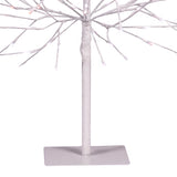 Celebrations LED Red/White Twinkle Gumdrop Tree 3 ft. Yard Decor