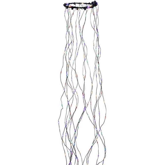 Celebrations Cascade LED Micro Multicolored 304 ct String Christmas Lights 3 ft.