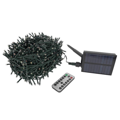 Celebrations LED Mini Multicolored String Lights w/Remote Christmas Lights 164 ft.