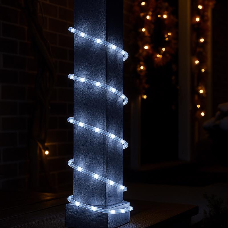 Celebrations LED LED Cool White Rope Christmas Lights 9 ft.