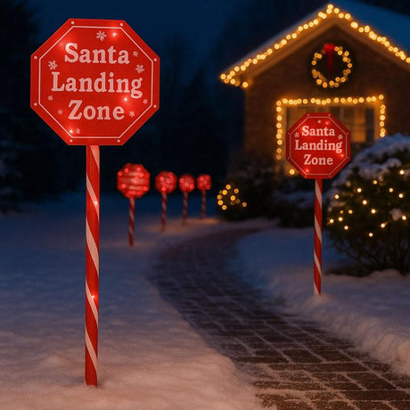 Sienna LED Warm White Santa 28 in. Pathway Decor