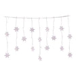 Celebrations Window Snowflake LED Rice Warm White 37 ct String Christmas Lights 3 ft.