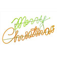 Celebrations Neon Merry Christmas LED Green/Red Novelty Christmas Lights