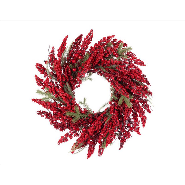 Celebrations 24 in. D Unlit Berry Wreath