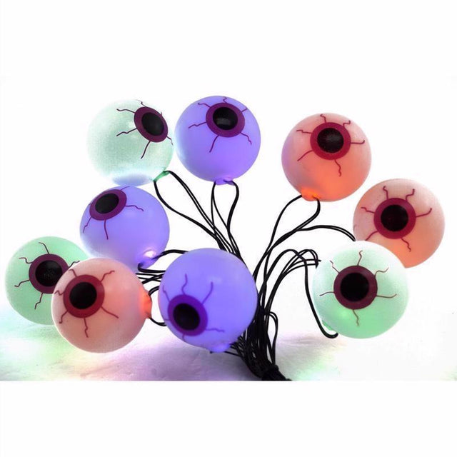 Celebrations Multicolored 18 ct LED Prelit Eyeballs String Lights