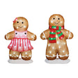 Lumineo LED Cool White Gingerbread 18 in. Yard Decor