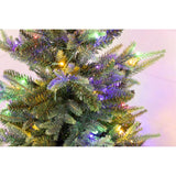 Celebrations 4 ft. Full LED 150 ct Maclura Pine Sparkle w/Barrel Stand Christmas Tree