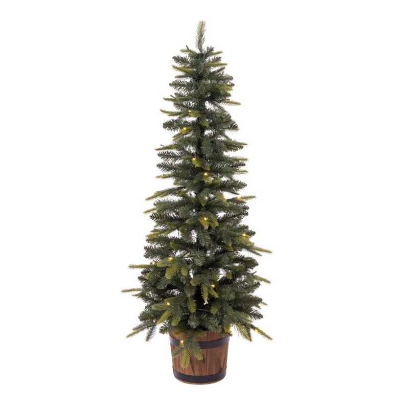 Celebrations 4 ft. Slim LED 150 ct Monterey Entrance Tree