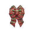Holiday Trims Red/Green Plaid Christmas Bow