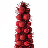 Youngcraft Red Glitterball Cone Table Decor