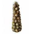 Youngcraft Gold Glitterball Cone Table Decor