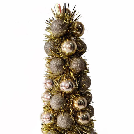 Youngcraft Gold Glitterball Cone Table Decor