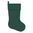 Celebrations Green Quilted Christmas Stocking