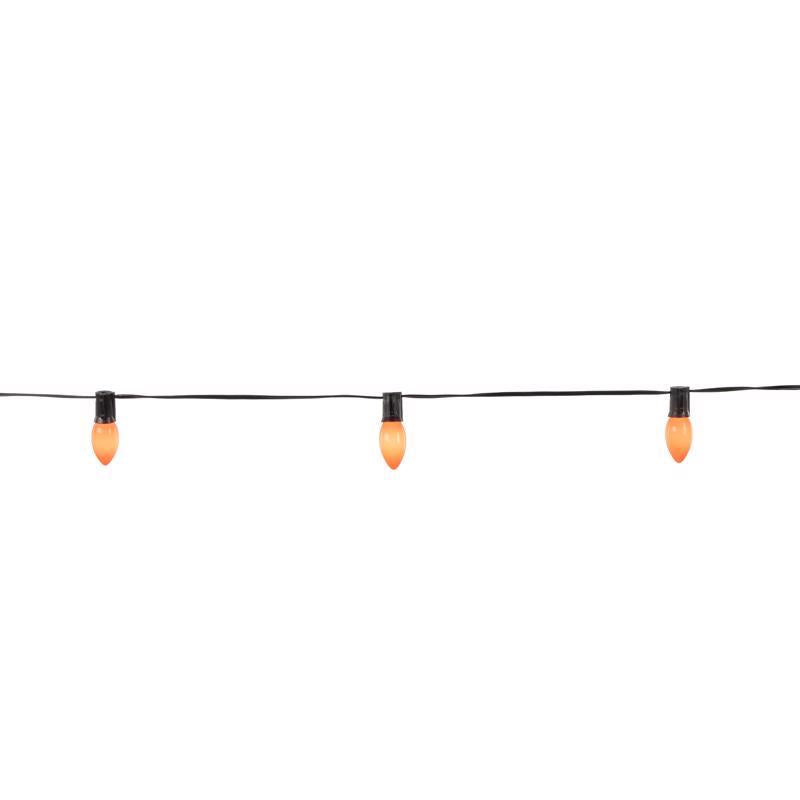 Celebrations Orange 25 ct Classic Halloween C9 Lights