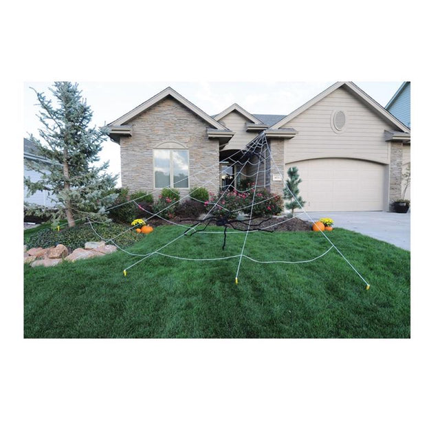 Fun World 276 in. Spider Web Halloween Decor