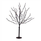 Celebrations Orange/Purple 32 in. Double Twinkle Light Burst Halloween Decor