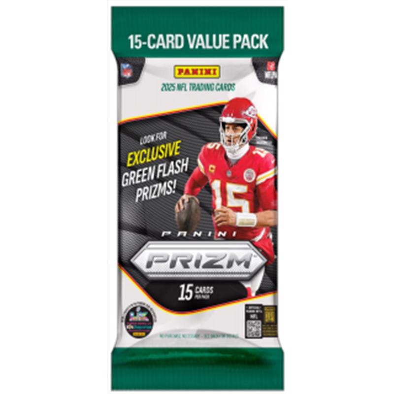 Panini 2025 Prizm Football Fat Pack Trading Cards
