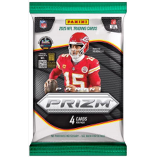 Panini 2025 Prizm Football Retail Pack Trading Cards